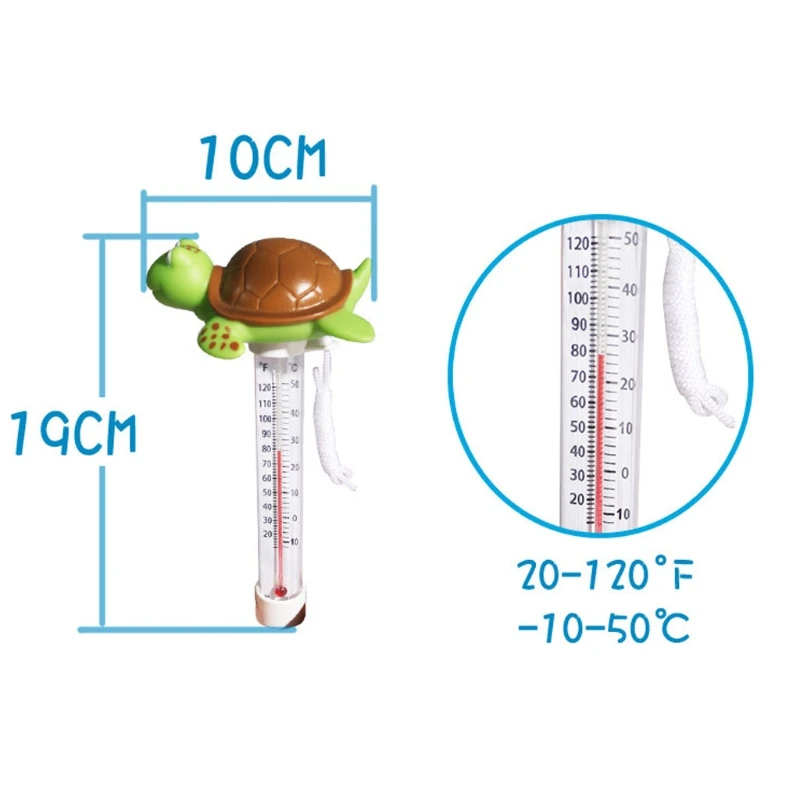 

Cute Animal Shaped Floating Buoy Swimming Pool Thermometer SPA Hot Tub Bath
