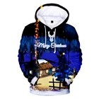Новинка 2021, Рождественские толстовки с длинным рукавом и 3D принтом для мальчиков-подростков, унисекс, мужская и женская одежда, Лидер продаж, повседневные рождественские топы с принтом
