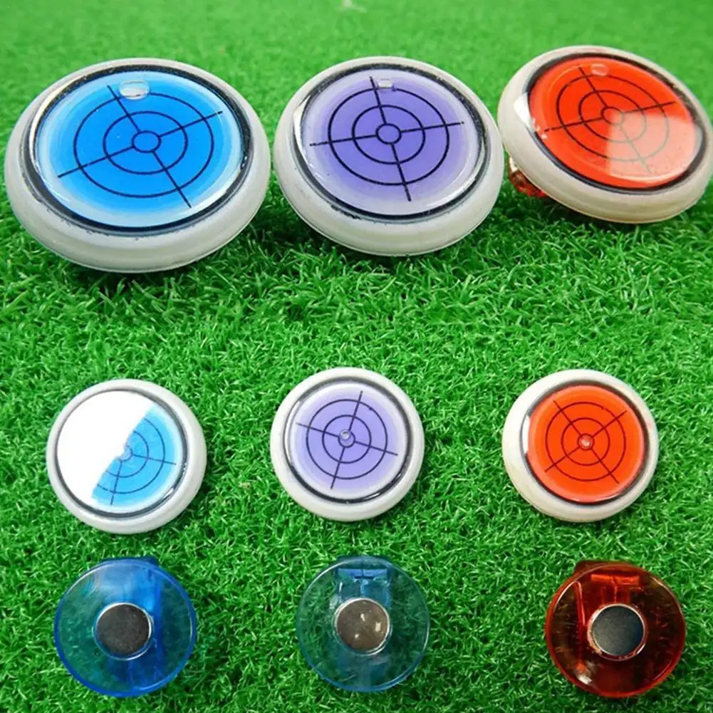 

Useful Golf Slope Putting Level Reading Hat Clip Outdoor quality Sports High colors marker golf Colorful 4 Useful accessori J1U8