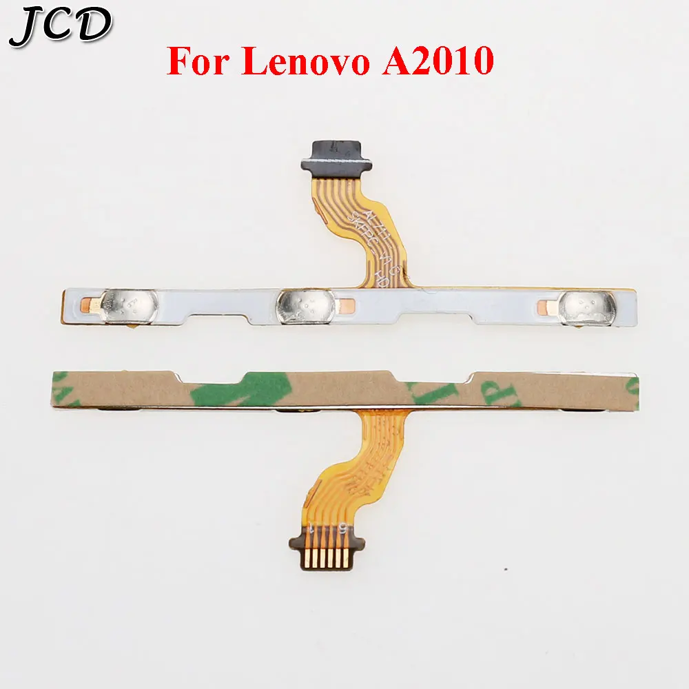 JCD Power on/off Button Volume Key Flex Cable Repair Parts For Lenovo A2010 A2580 A2860 volume flex cable