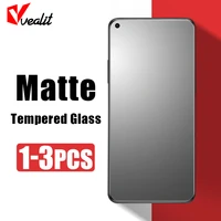 1 3pcs no fingerprint matte tempered glass for realme gt neo 2 2t pro q3s q3t 8i 8s c21y c25s narzo 50i 50a 30 screen protector