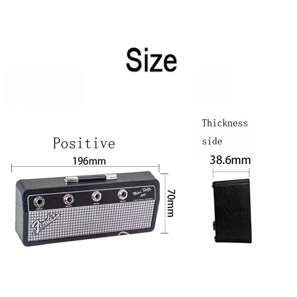 Настенный держатель для ключей гитары настенная стойка брелок в стиле ретро