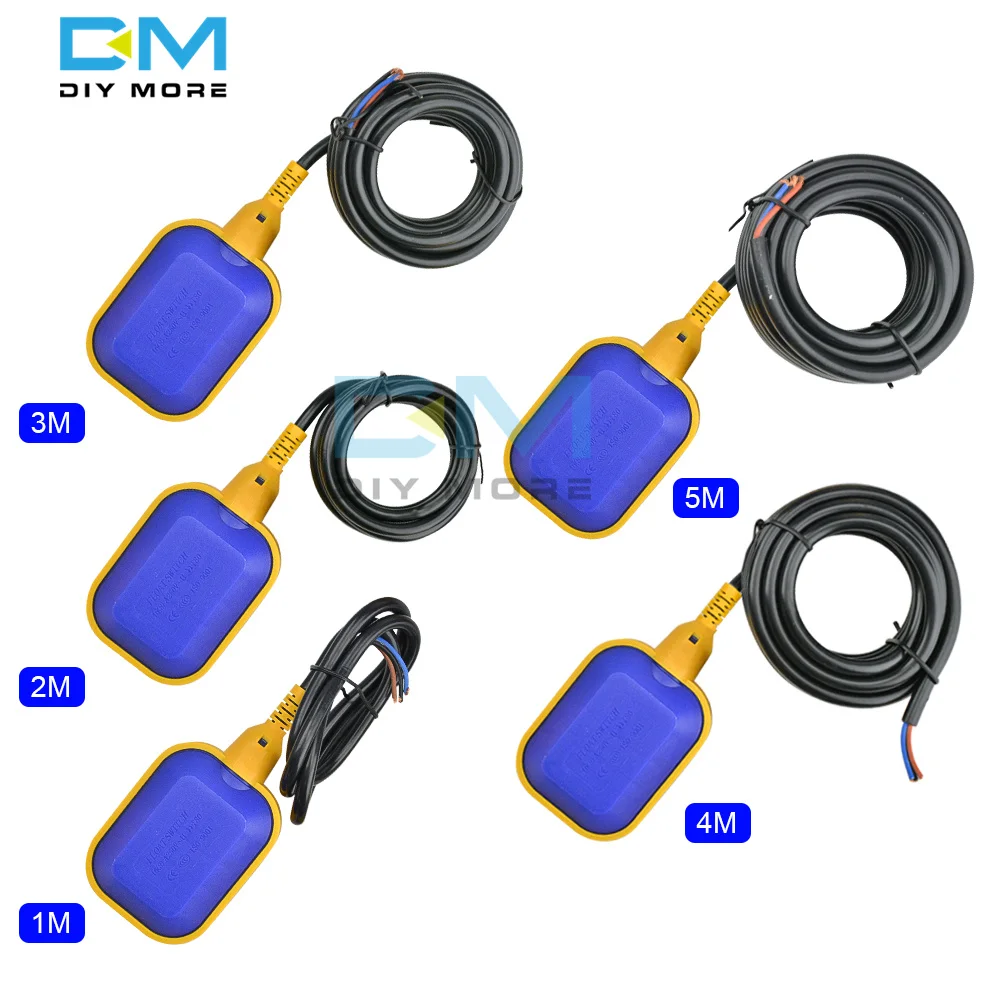 1M 2M 3M 4M 5M Контроллер Поплавковый Переключатель Жидкостных Выключателей Уровня Воды Контактный Датчик