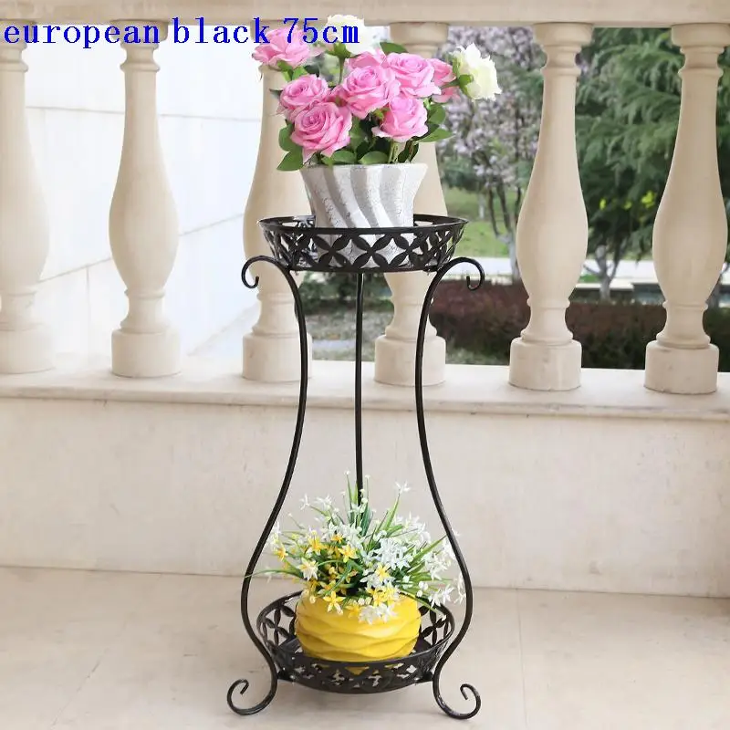

Exterior Terrasse Balcony Decoration Mensola Porta Piante Salincagi Varanda Plant Stand Balcon Shelf Balkon Flower Iron Rack