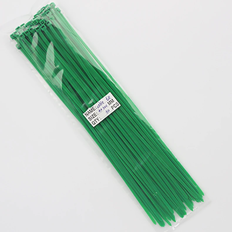 green color Self-locking plastic nylon tie cable fastening ring 150/200/250mm zip wraps strap | Обустройство дома