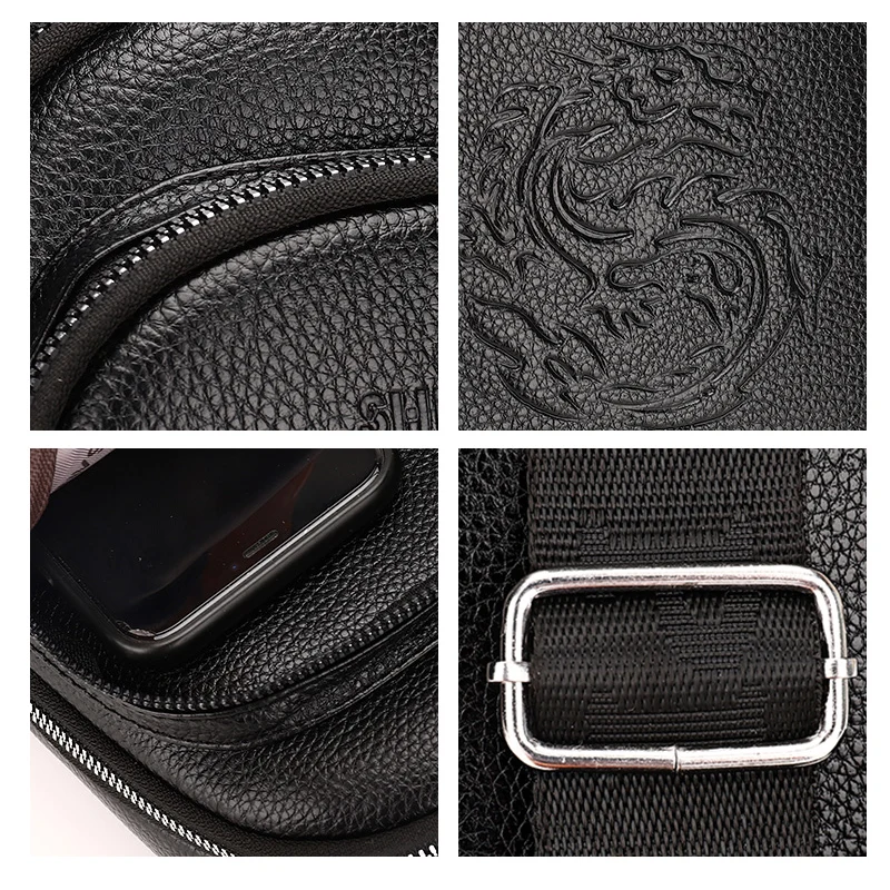 Модное на одно плечо мужская нагрудная сумка высокого качества Органайзер