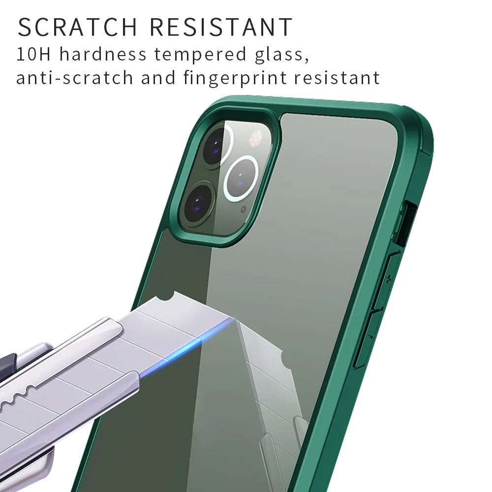 KISS чехол Чехол из закаленного стекла для телефона для iphone 11 Pro XS MAX XR двухсторонний стеклянный бампер чехол s для iphone 11 X Чехлы Funda