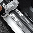 4 шт., автомобильные наклейки для Jeep Renegade Compass Patriot Cherokee Wrangler Grand Cherokee, аксессуары