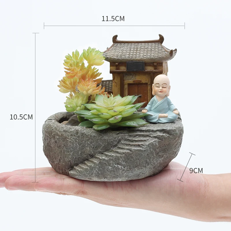 

Creative Succulents Plants Pot Resin Cute Flower Office Decorcactus Plants Pot Indoor Modern Blumentopf Home Products DF50HP