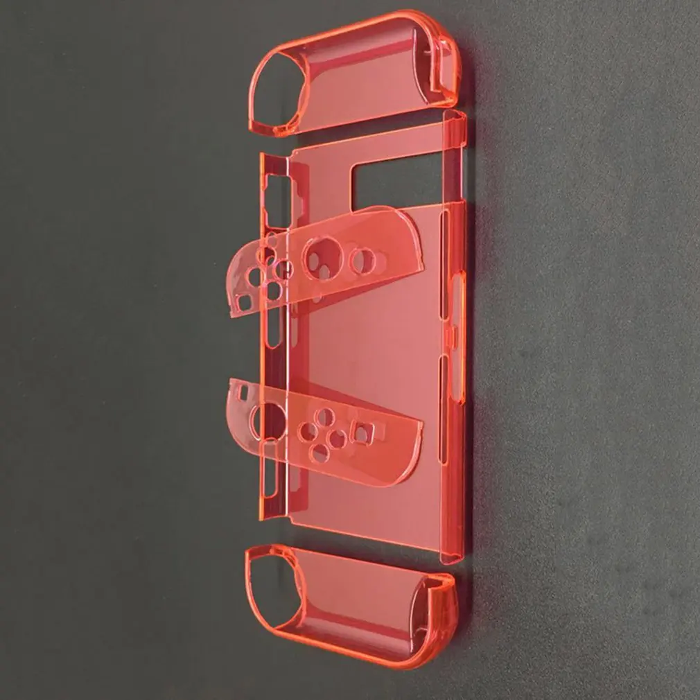 Жесткий защитный чехол из поликарбоната для Nintendo Switch NS съемный прозрачного