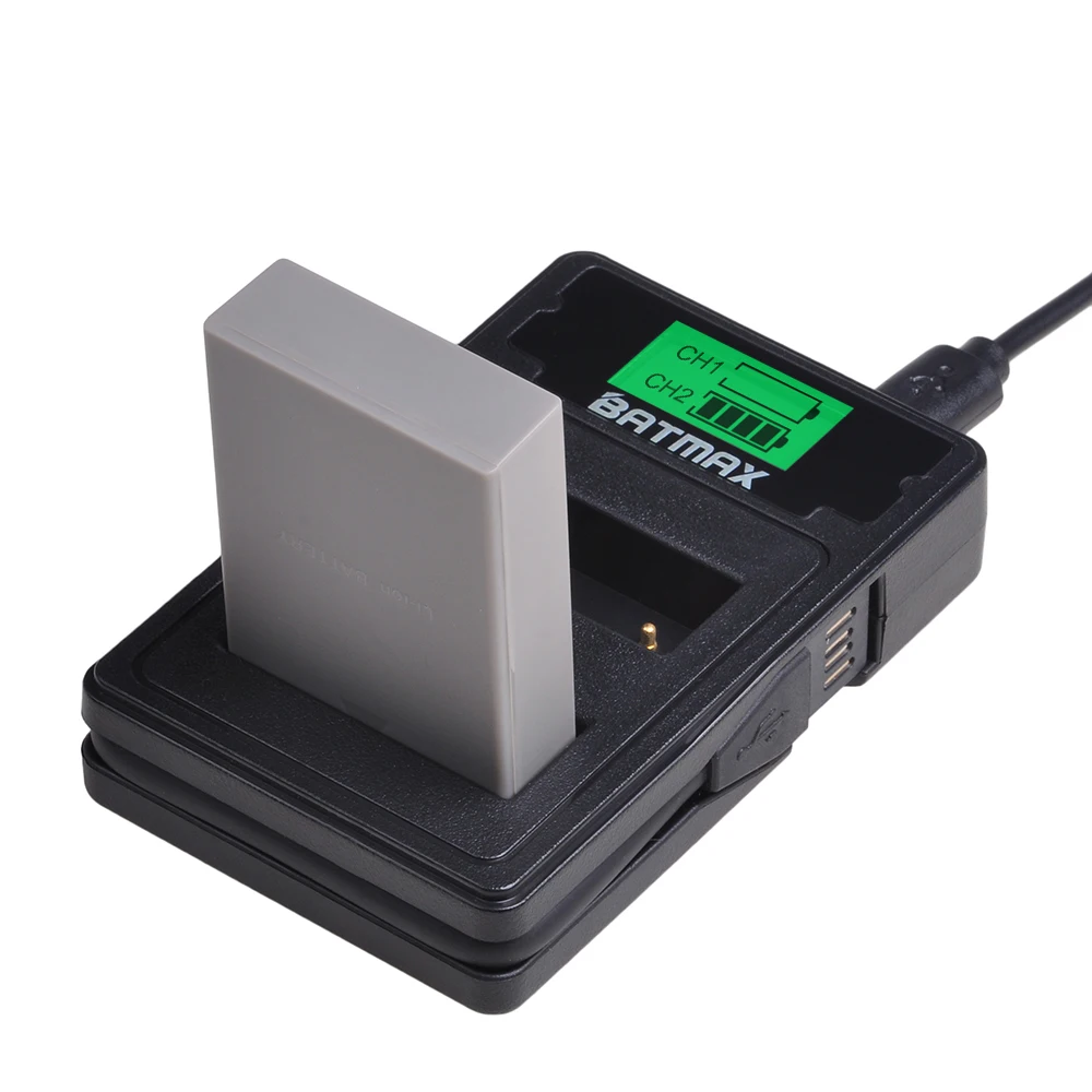 2Pc 2000mAh PS-BLS5 BLS-5 BLS5 BLS-50 BLS50 Battery for Olympus PEN E-PL2,E-PL5,E-PL6,E-PL7,E-PM2, OM-D E-M10, E-M10 II, Stylus1
