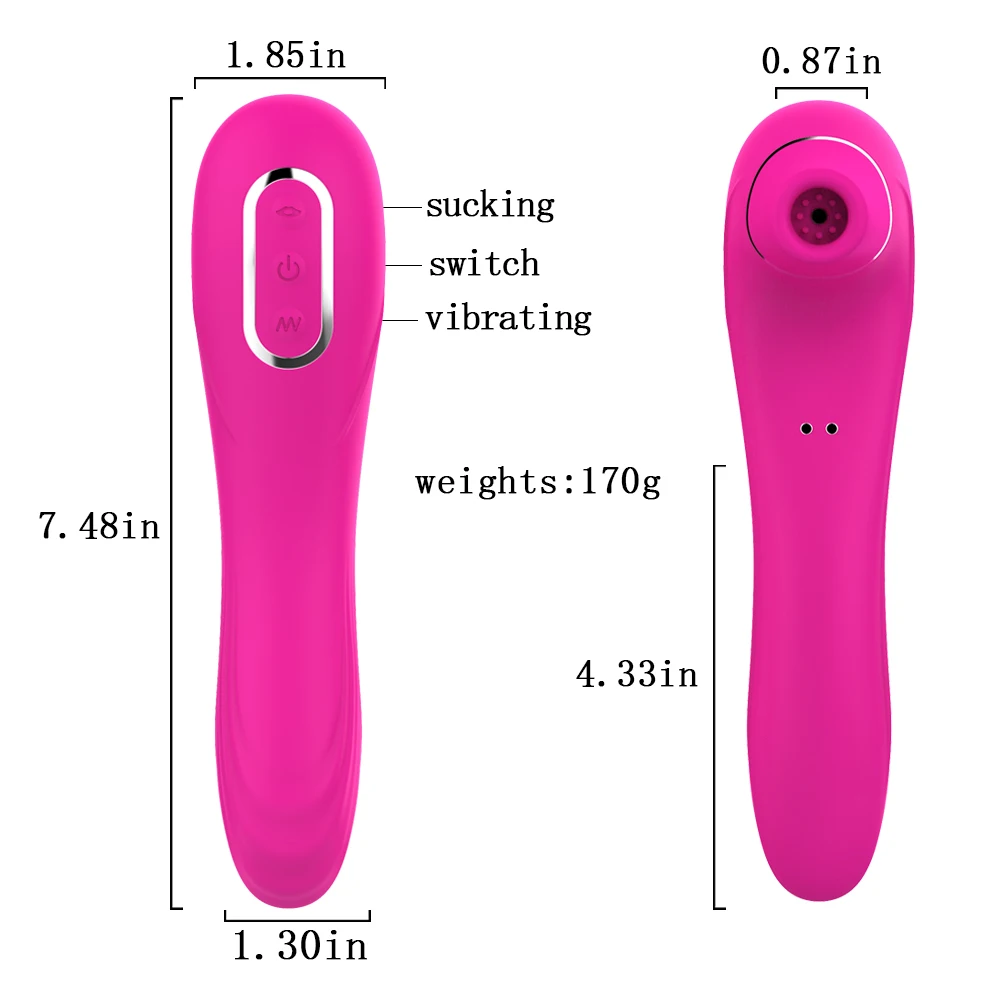 Powerful Vagina Clit Sucking Vibrator Clitoris Sucker Sex Toy for Woman Stimulator Waterproof Nipple Adults Couples | Красота и