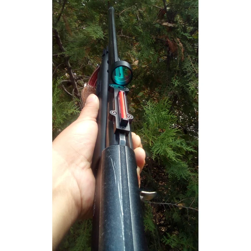 Голографический оптический волоконный прицел Shotgun Rib Rail 1x28 Red Dot|scope rail|rail scopesight rail |