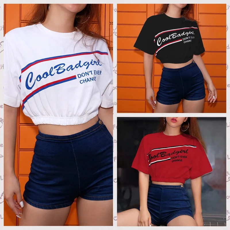 Хит продаж новинка свободная футболка с коротким рукавом женская простая