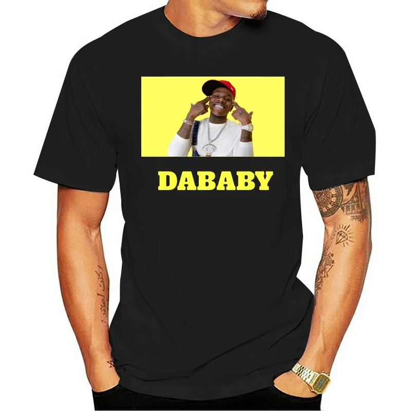 

2021 Leisure Fashion 100% Cotton T-shirt Dababy - Pure