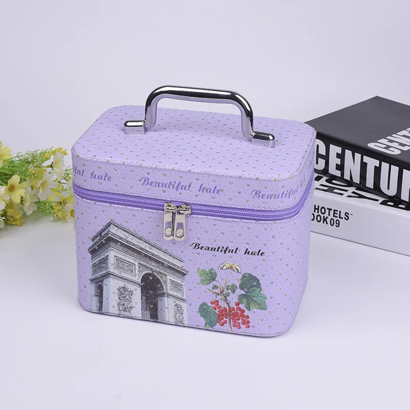 Malet&iacute;n de pinturas con diamantes de gran capacidad, caja de almacenamiento port&aacute;til, varios estilos, multiusos, para cosm&eacute;ticos, nueva y a la moda-0