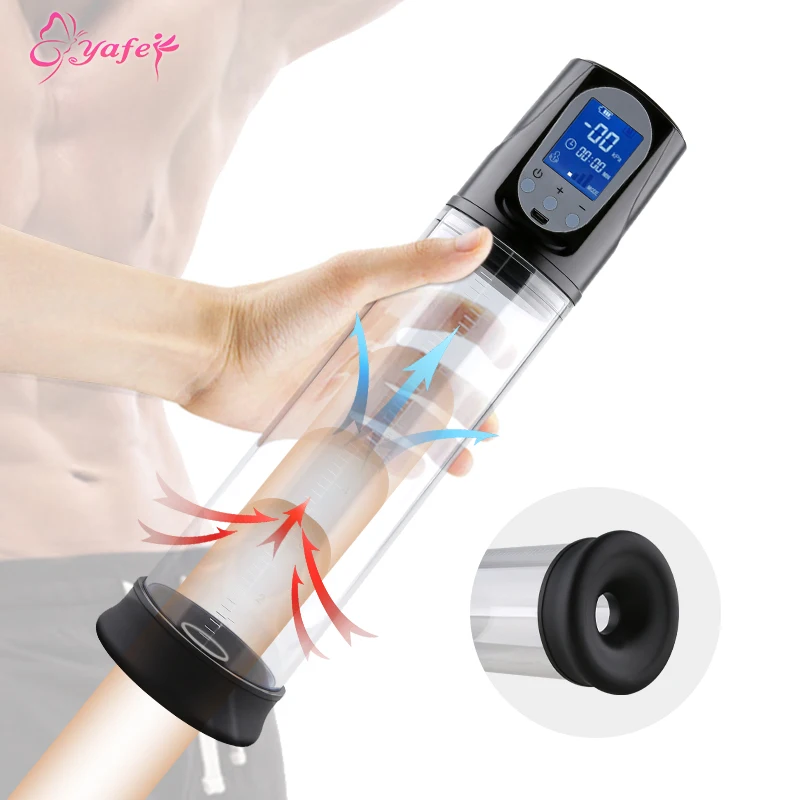 Насос вакуумный для увеличения пениса электрический аккумуляторный с зарядкой