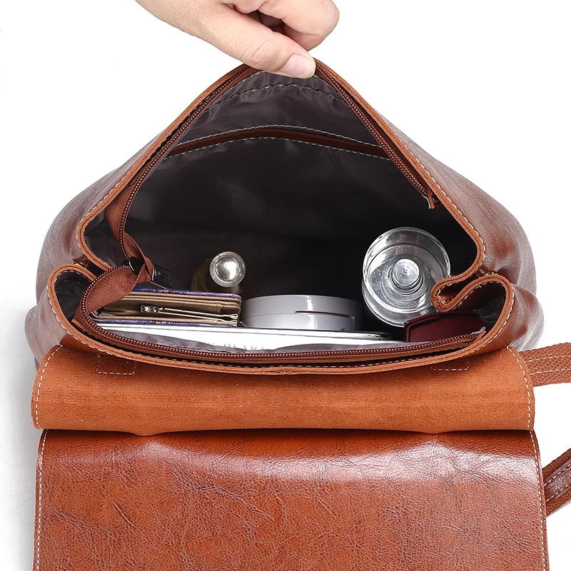 

Fashion star! 2020 new fashion backpack women backpack leather school bag women casual style backpack