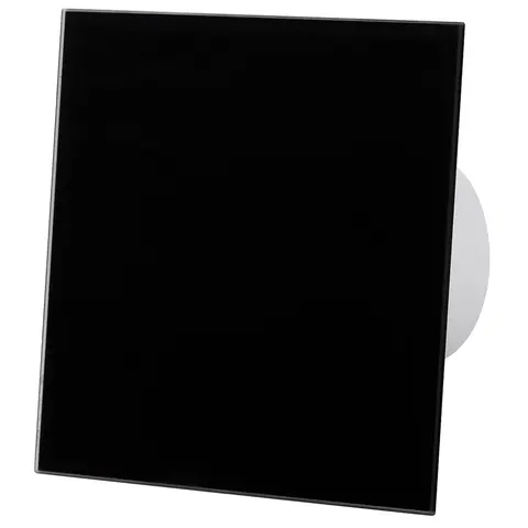 Лицевая панель для вентилятора airRoxy  dRim  100/125(стекло, черный)