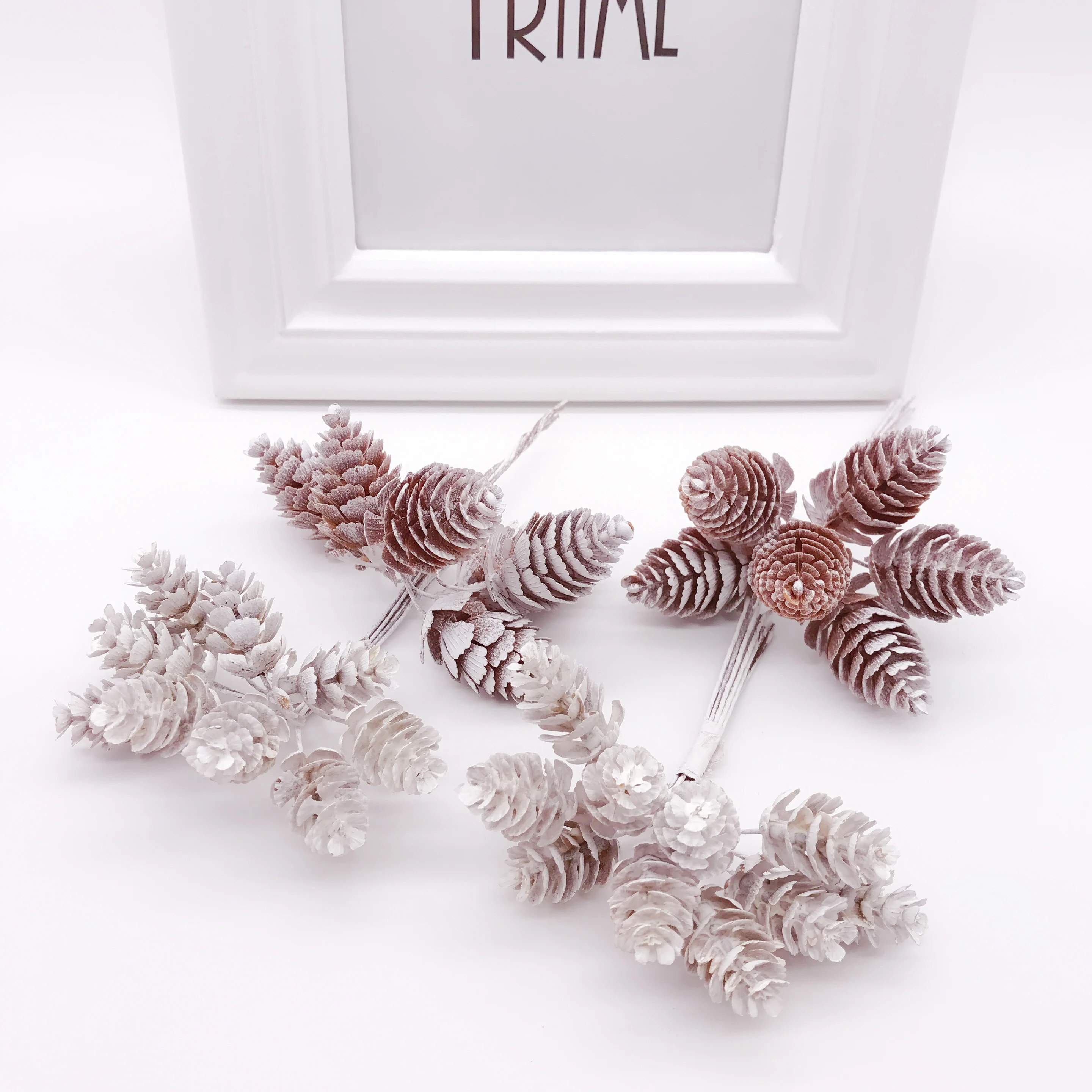 Сосновые Конусы 6 10 шт. искусственные цветы ананас искусственная трава Рождество