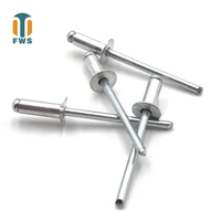 50 pcs m4 8 6 16mm din en iso 15978 gb t 12617 1 aluminum open end blind rivets with break pull mandrel and countersunk head
