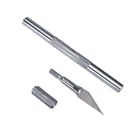 Нескользящий металлический нож для скальпеля инструментов Резак гравировальные ремесленные ножи + 6 шт. лезвия мобильный телефон PCB DIY ремонт ручные инструменты