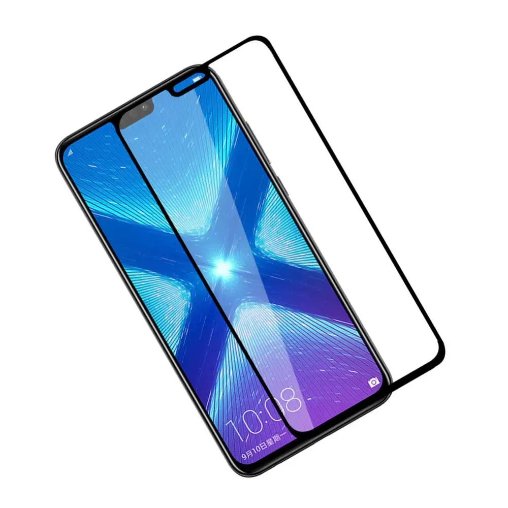 

9H Anti-scratches 3D Tempered Glass Screen Protector Film for Huawei Honor 8X Mobile Phone Accessories