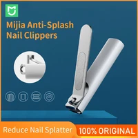 xiaomi mijia nail clipper anti splash cutter cleaner toenail manicure pedicure no splash with shell case stainless steel trimmer