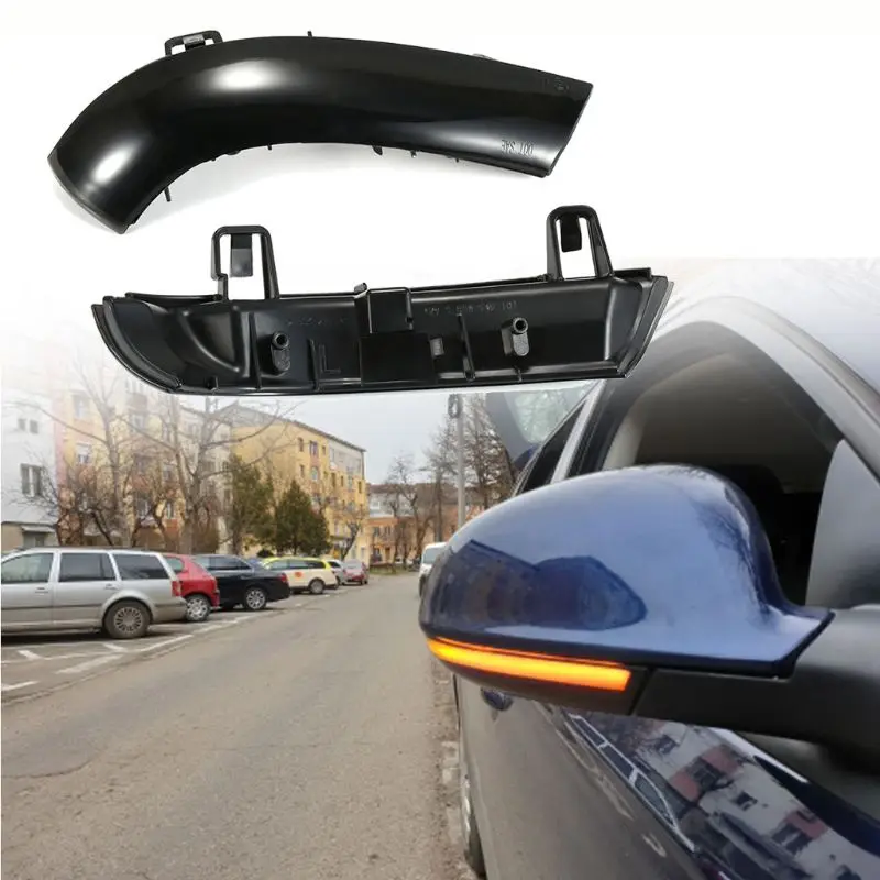

1Pair Rearview Mirror Light Side Mirror Indicator Light for V-W Sko-da Superb