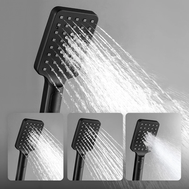 YCRAYS черный латунный смеситель для душа ванной комнаты дождевой ванны горячей и