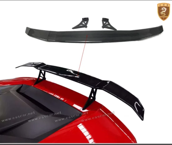 Спойлер для заднего крыла из углеродного волокна для Lamboghini Huracan LP610 LP580 Модернизированный v-образный спойлер для заднего крыла автомобиля 00574
