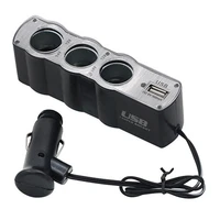 Car Cigar Cigarette Lighter Socket Plug Connector Adapter Car Charger Car Cigarette Lighter Socket Splitter 12 24V Car Styling
