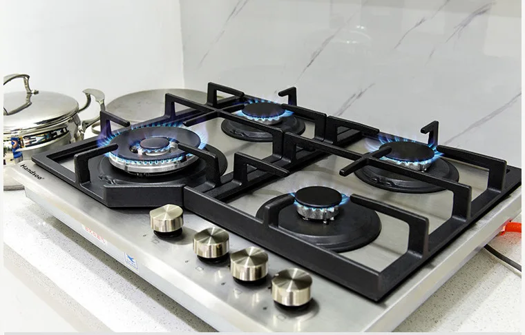 

Multi-head stainless steel panel furnace simple set-up embedded with two-use household energy-saving liquefied