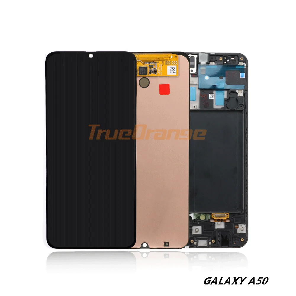 Супер AMOLED оригинальный LCD для Samsung A50 2019 A505 экран сенсорный дигитайзер