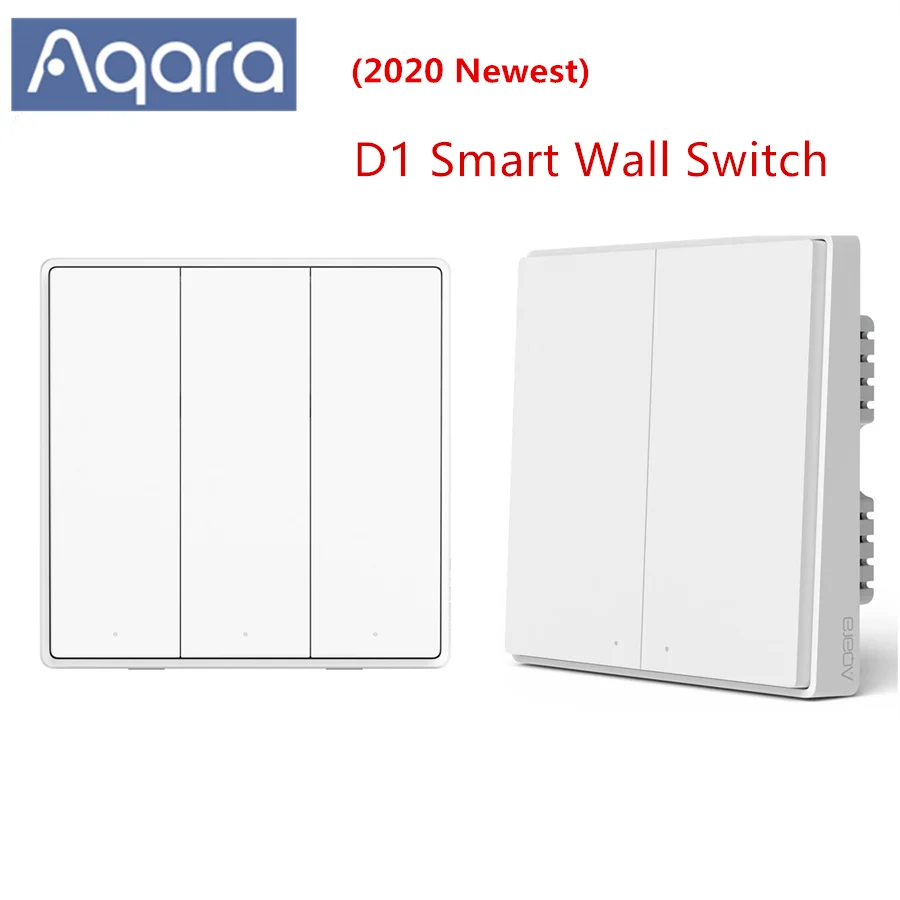 Умный настенный выключатель Aqara D1 Zigbee беспроводной светильник с дистанционным