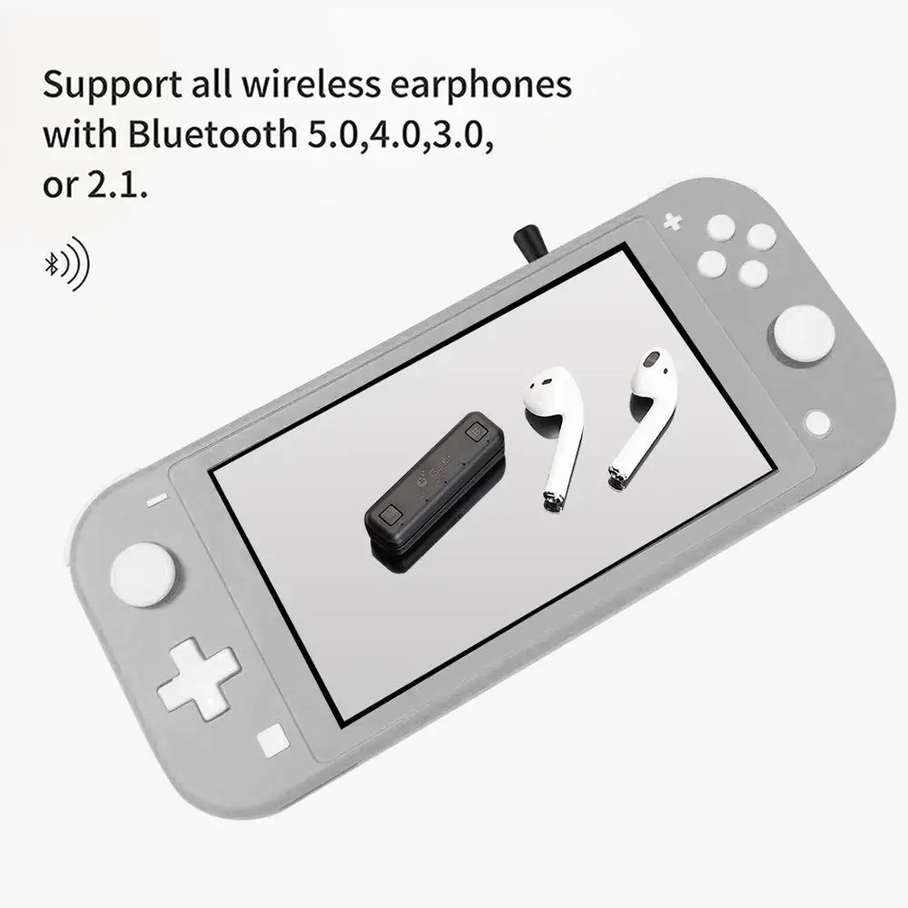 Беспроводной аудиоадаптер GuliKit NS07 Route Air Bluetooth передатчик Type-C для Nintendo Switch/Switch