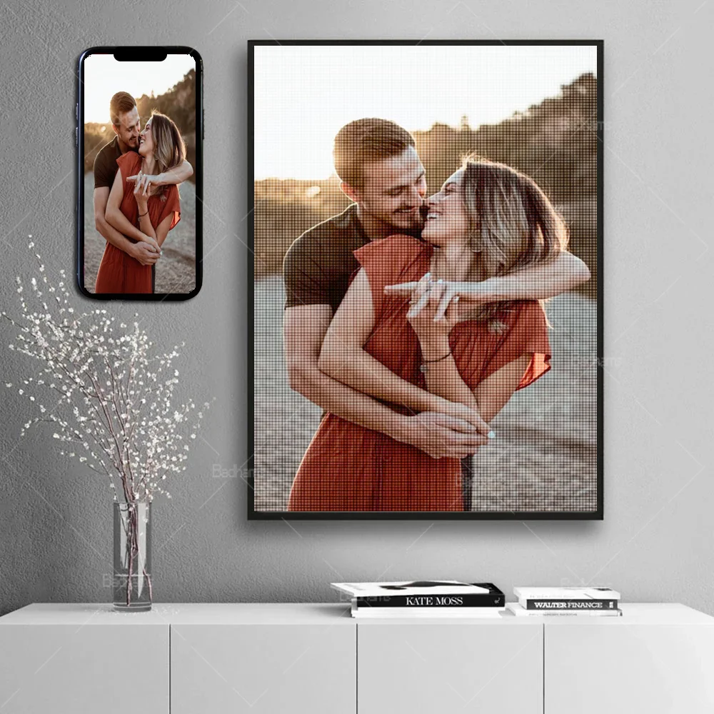 

Person Animal Landscape Photo Custom Gifts 5D DIY Diamond Painting Cross Stitch Rhinestones Mosaic For Living Room Home Decor
