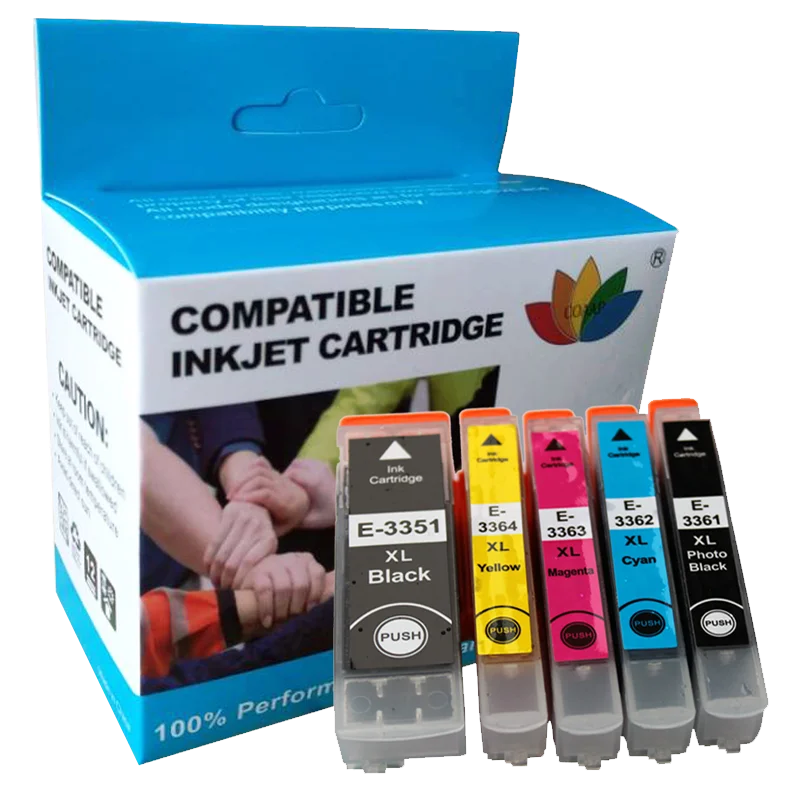 

5x T3351 T3361 T3362 T3363 T3364 compatible ink cartridge for epson XP-635,XP-530,XP-540,XP-630,XP-640,XP-645,XP-830,XP-900