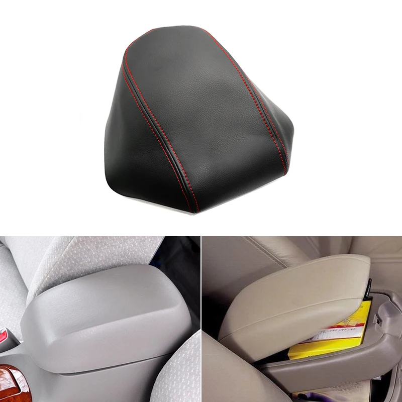 

Microfiber Leather Car Interior Center Control Armrest Box Cover Protective Trim For Hyundai Sonata 2004 2005 2006 2007 2008