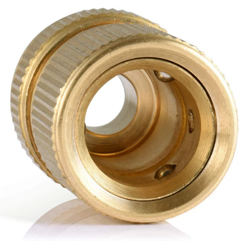 4 Pc Brass Hose Connector End Quick Connect Fitting 1/2 inch Pipe for Gardening Home Watering Car Wash | Дом и сад