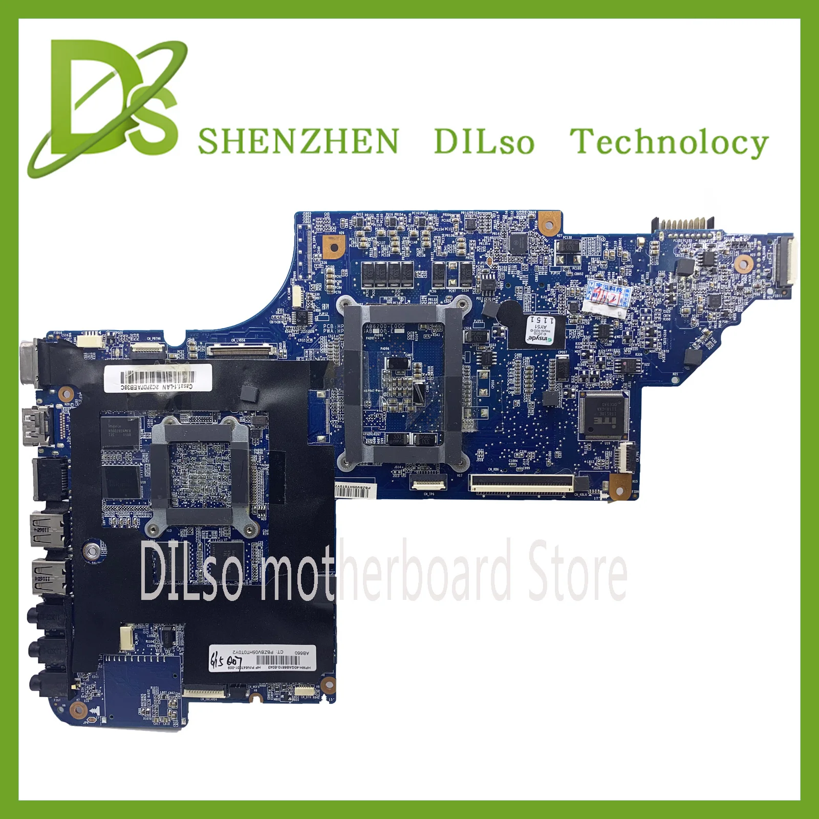 KEFU DV7-6000 motherboar 665991-001 для ноутбука Hp Pavilion DV7 DV7-6000 HM65 665991-001 аккумулятор большой емкости H6670/2G исходный тест материнская плата