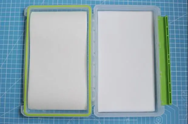 Herramienta de modelo de paleta h&uacute;meda, placa h&uacute;meda, papel de placa de 40 hojas h&uacute;medas, una esponja y un pa&ntilde;o-1