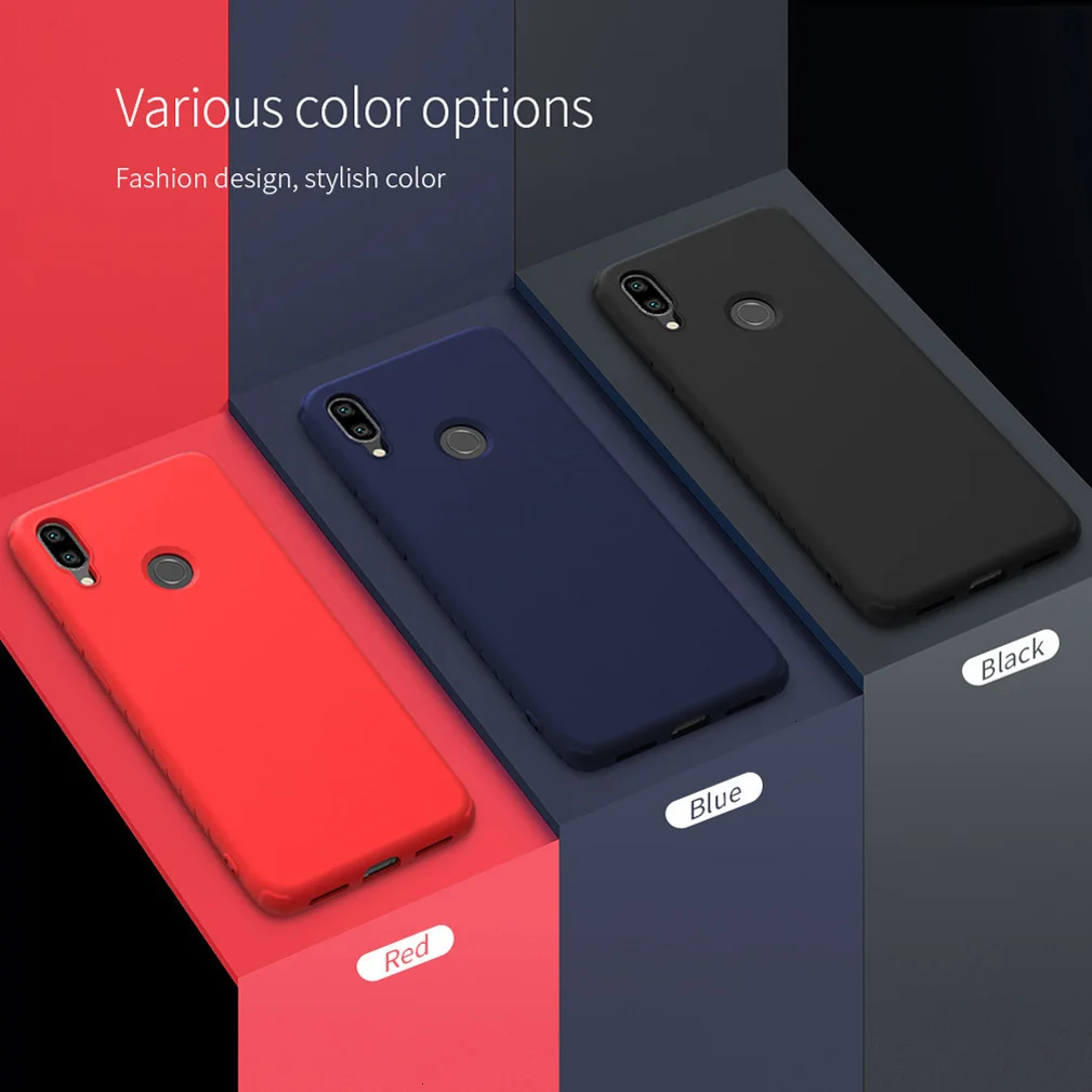 Для Xiaomi Redmi Note 7 Note 7S чехол задняя крышка NILLKIN резиновый обернутый противоударный ТПУ защитный чехол для Redmi Note 7 Pro