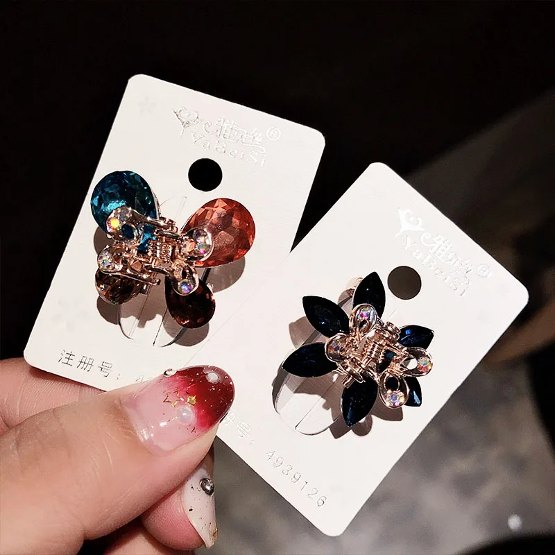 Новинка женские роскошные разноцветные заколки для волос с кристаллами