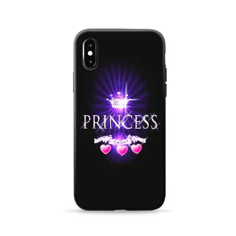 

Diamond Crown Printing Phone Case for iPhone 7 8 11 12 Pro X XS Max XR Samsung A S 10 20 30 50 70 Plus pro funda