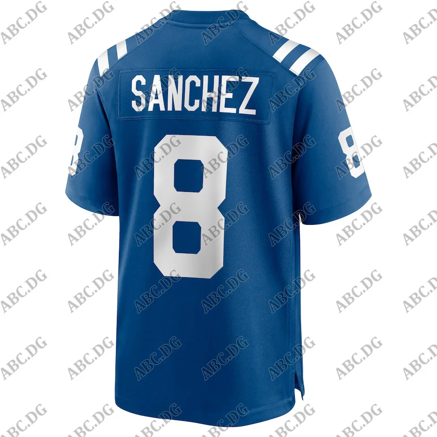

Customized Stitch American Football Jersey Men Women Kid Youth Indianapolis Rigoberto Sanchez Royal Game Jersey