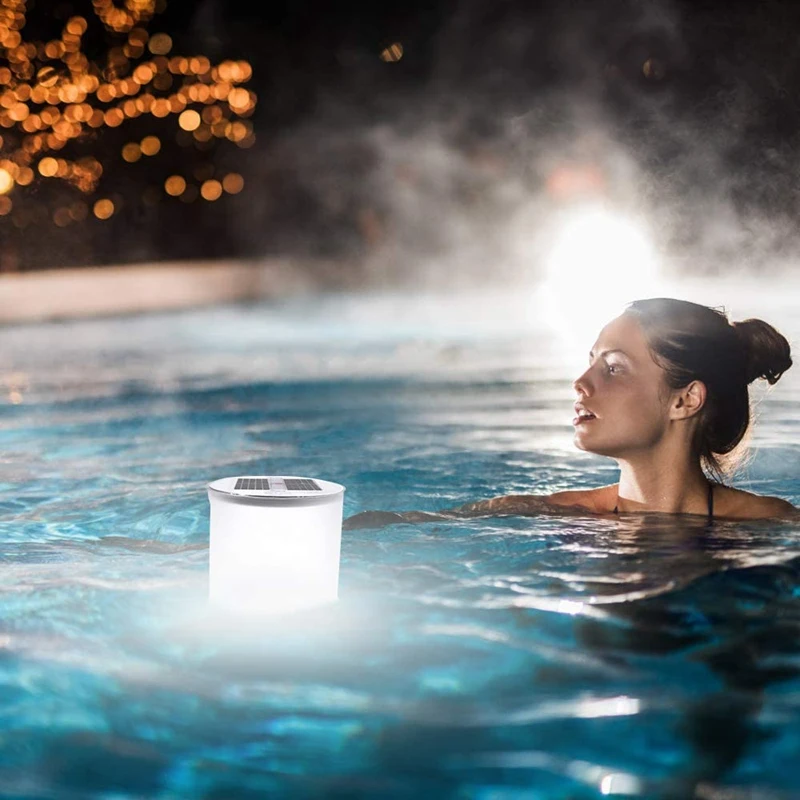 4 шт. солнечный свет кемпинг складной надувной тент светодиодный на солнечной