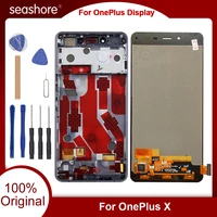 original display for oneplus x display touch screen for oneplus 1 x lcd display digitizer replacement parts one e1003 e1001