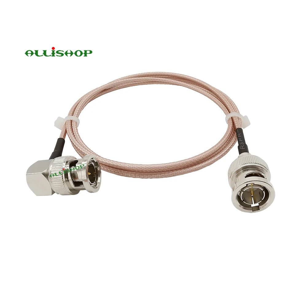 BNC Male to Right Angle Connector 75Ohm RG179 Coaxial Cable Pigtail For Video HD-SDI/3G-SDI/4K/8K SDI 2-15Meter | Обустройство дома