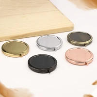 5pcs 57mm compact purses pocket makeup mirror folding portable mirror for women vintage cosmetic mirrors beauty tool